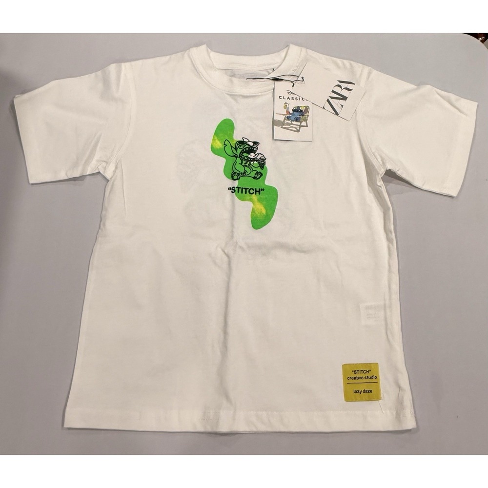 Zara Lilo And Stitch Disney Short Sleeve Tshirt Size 6/7